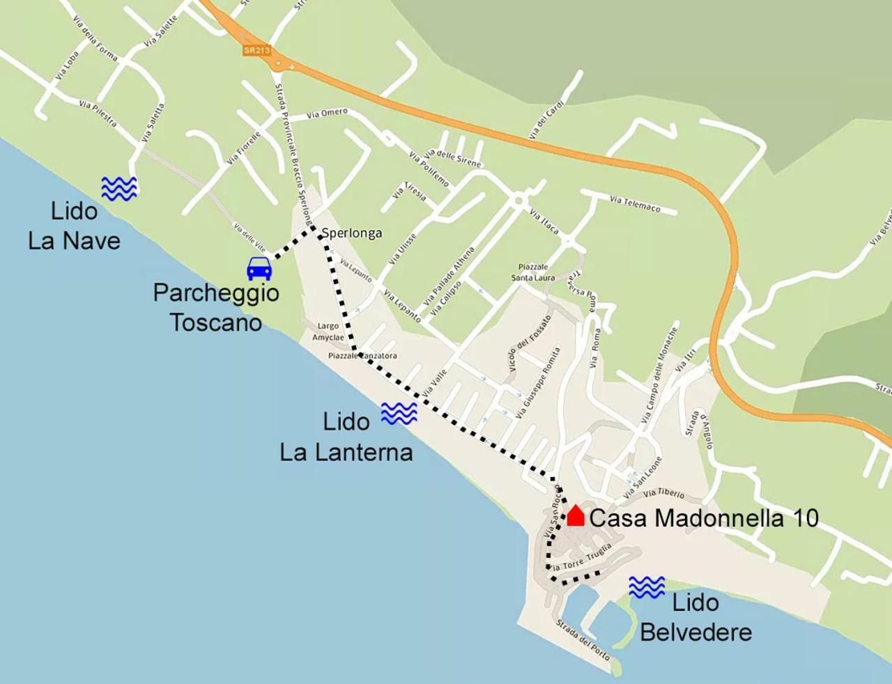 Casa Vacanza Madonnella 10 Sperlonga Exterior photo